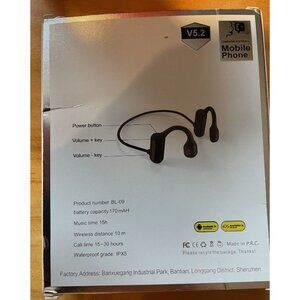 premium bone conduction open-ear sport headphones